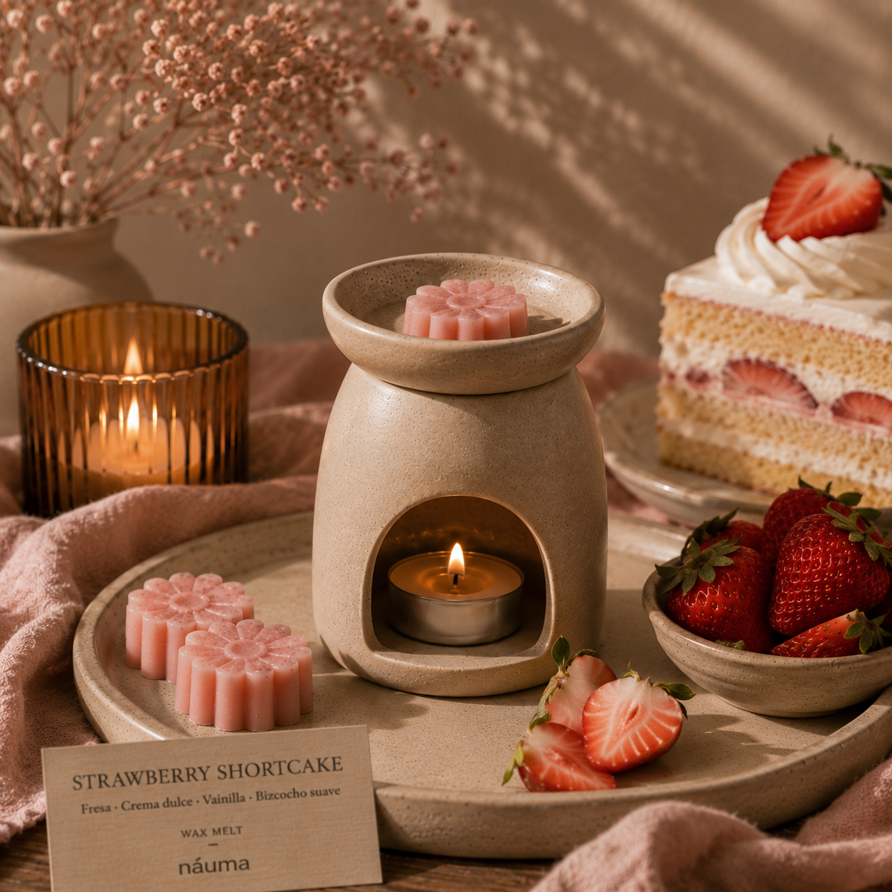 WaxMelt Strawberry hortcake